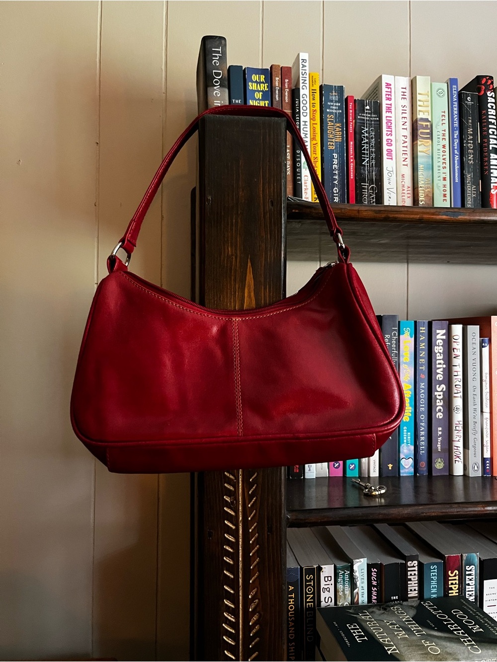 Wilson’s Leather Red Shoulder Bag